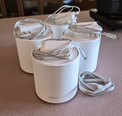 TP-Link Deco X20, AX1800 WiFi 6 Mesh WiFi System, Set Of 4!