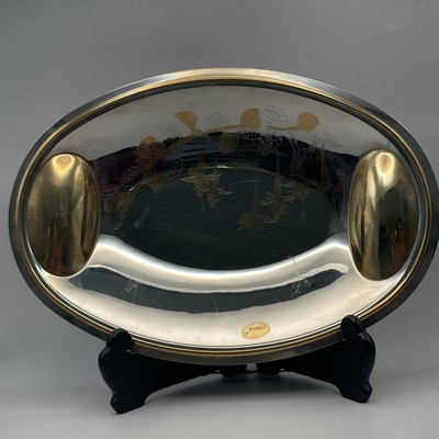 ELEGANT GIOIEL ROBERTA BARZI 18/10 STAINLESS MID CENTURY MODERN BOWL