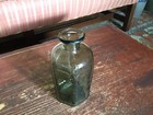 VINTAGE FREE HAND BLOWN SIX SIDED UTILITY BOTTLE OPEN PONTIL  — photo 5