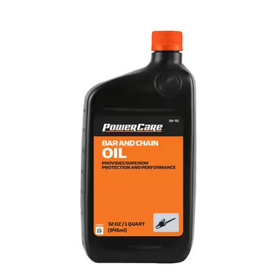 Powercare 1 Quart Bar and Chain Oil, Premium 0.25 Gallon Lubricant Chainsaws,