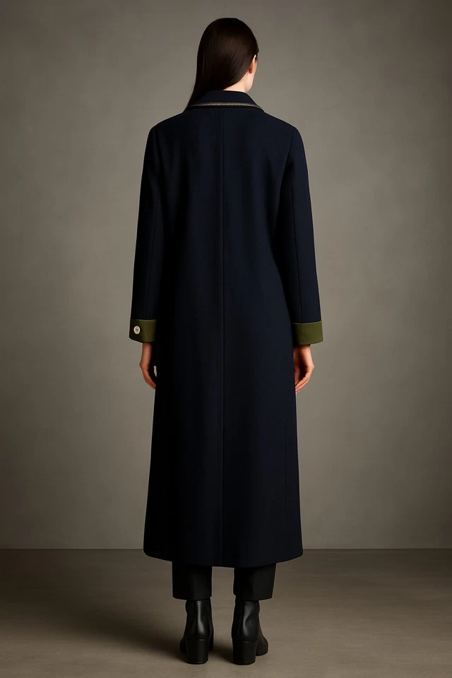 Casaco luxuoso SCHNEIDERS SALZBURG ELIZA feminino tamanho 10 lã preta comprimento total - Imagem 2 de 4