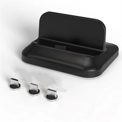3 In 1 Usb Docking Station Desktop Stand Charger Adapter For Type-c mobile phone
