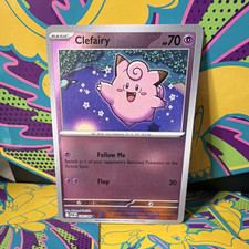 Pokémon Clefairy Basic Card HP 70 Fairy Pokémon TCG Regular 2021 English
