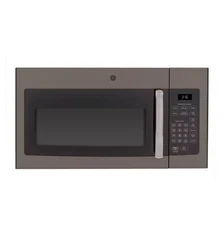 G.E 1000 W 1.6 Cu. Ft. Fingerprint Resistant Over-the-Range Microwave - Slate