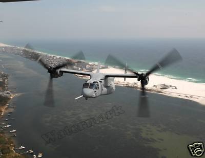 Photograph USMC Marine MV-22 Osprey Aircraft 8x10