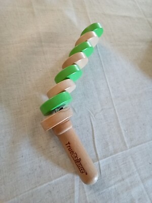 True Balance Coordination STEM Wooden Game Toy Green Fine Motor Skills By Excite