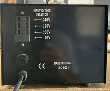 1000Watt Step Up/Down Heavy Duty Electrical Power Voltage Converter Transformer 