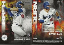 2020 Topps Stadium Club GAVIN LUX Bash and Burn Insert Dodgers RC #BAB-12