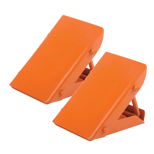 2 STAHLKEILE 13x8 cm 10h RADSTOPPER KEIL RÄDER RADSTOPPER RADBLOCK - Bild 2 von 2