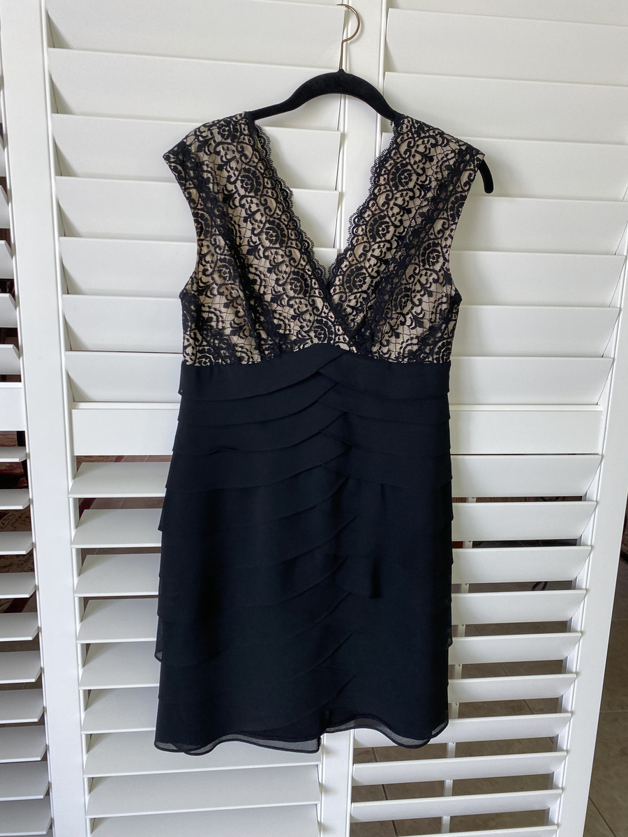 black coctail dress size 10 petite