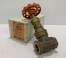 GATE VALVE 3/8" I.P. 125 lbs. S.W.P., 200 lbs. water Wolverine Brass Works 467C