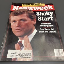NEWSWEEK MAGAZINE 1988 AUGUST 29 - DAN QUAYLE FRONT COVER -  Shaky Start, Bush