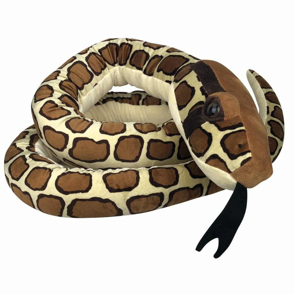  Wild Republic Snake Jumbo Giant Stuffed Animal/Plush Toy,  Burmese Python, 113 : Toys & Games