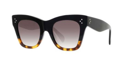 Celine 3 DOTS CL4004IN 05K Black/Gradient Roviex Organic Women's Sunglasses