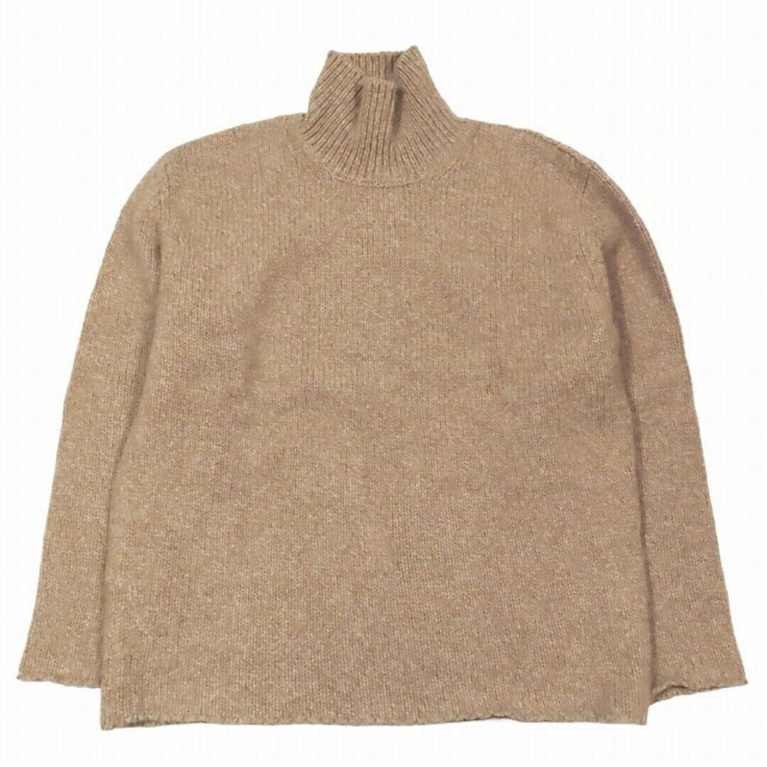 20AW Auralee CAMEL WOOL MIX KNIT TURTLE NECK P O SWEATER 20AW Auralee CAMEL WOOL MIX KNIT TURTLE NECK P O SWEATER