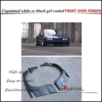 FRP ROCKET RB BUNNY PANDEM STYLE FRONT OVER FENDER +50MM FOR 92-99 E36