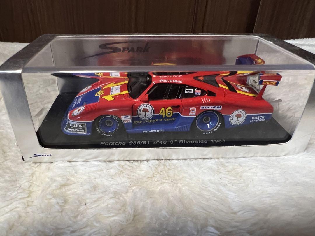 SPARK 1/43 Porsche 935/81 #46 1983 Riverside 3rd | eBay