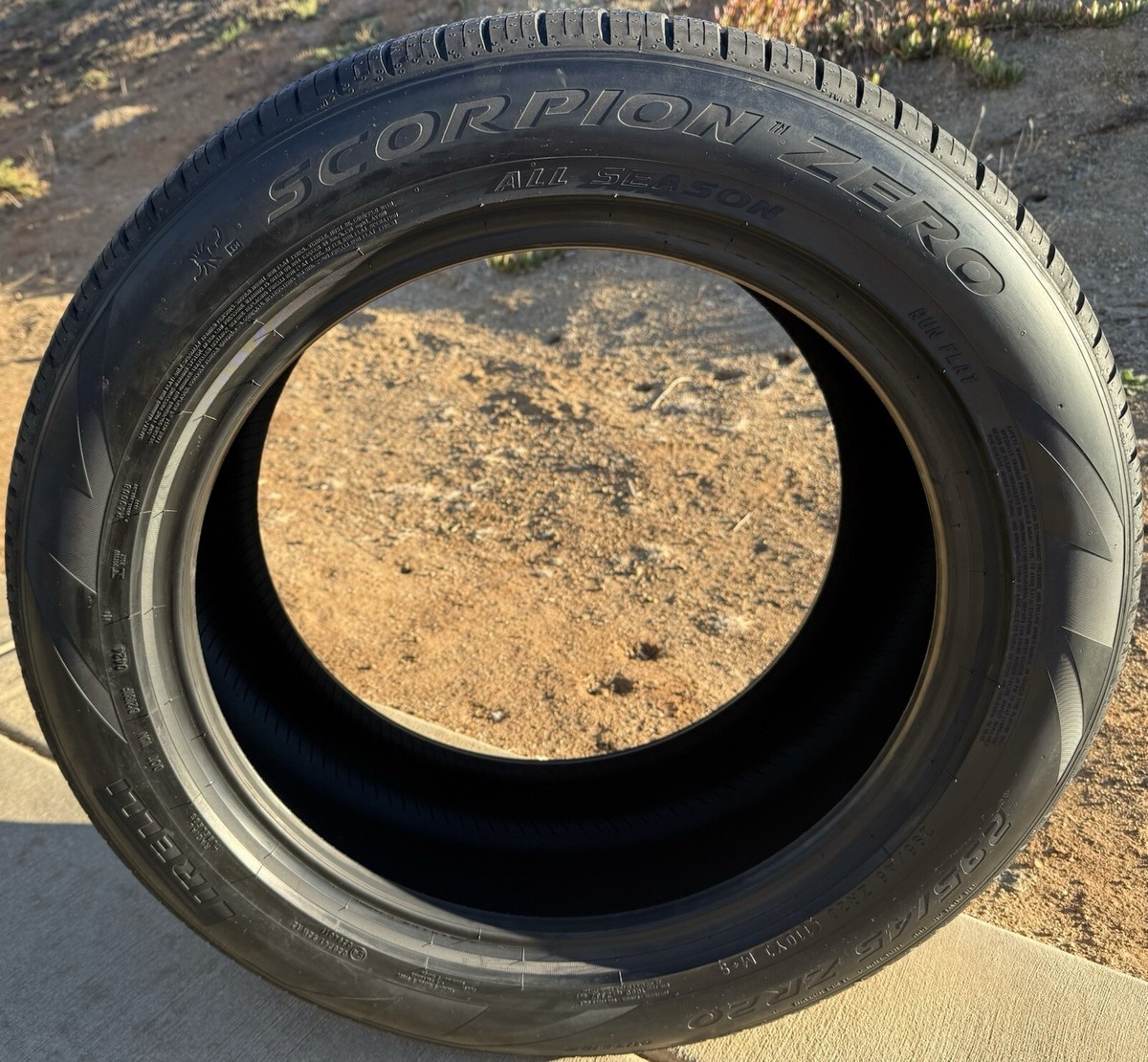 ONE NEW 295/45ZR20 Pirelli Scorpion Zero All Season AS A/S Run