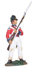 W Britain Napoleonic 17608 British Coldstream Guard Light Co At Port Arms NOB
