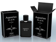 Aquarius Black Cologne For Men 3.4 fl. oz. EDT By Mirage Brands Spray Fragrance
