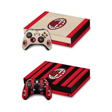 OFFICIAL AC MILAN 2021/22 CREST KIT VINYL SKIN DECAL FOR XBOX ONE X BUNDLE