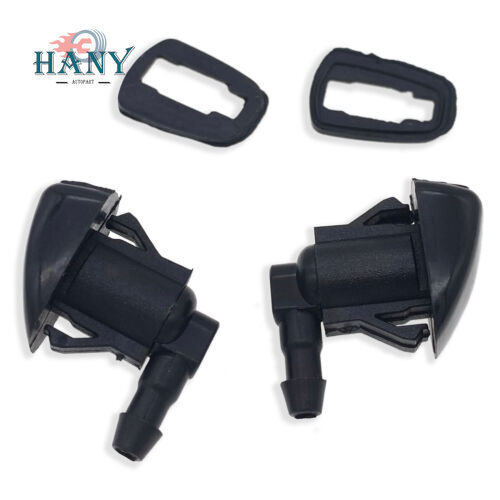 HOPESPANNER Windshield Washer Nozzle For Toyota Sienna 2004-2010 - OE 85381AE020, Black Plastic Spray Jet With Hose Connectors - View #9