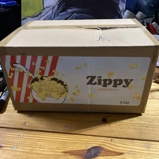 Zippy Pop Stainless Steel Stovetop Popcorn Popper 5.5 Qt Snack Maker NIB