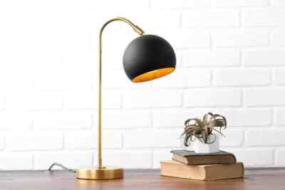 Black Table Lamp Bedside Light Metallic Lamp Modern table Lamp Home Decor  Lamp