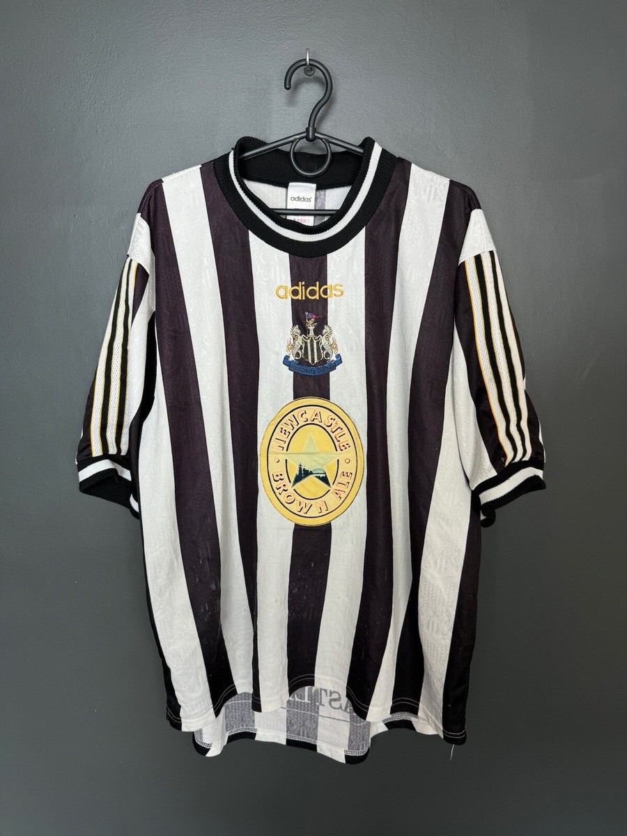NEWCASTLE UNITED 1997/1999 AWAY FOOTBALL SHIRT #9 SHEARER