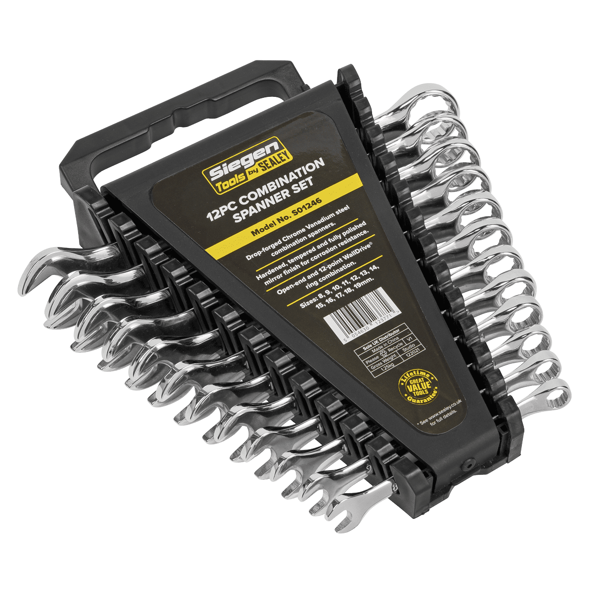 Siegen 12 Piece Combination Spanner Set - Image 5