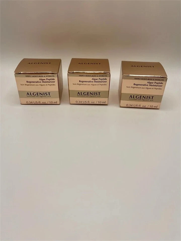 3X- ALGENIST hidratante regenerador de peptídeo de algas 10ml - Novo na caixa! - Imagem 3 de 4