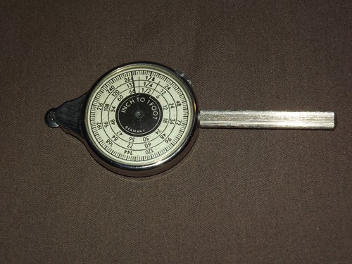 VINTAGE MADE IN GERMANY MAP MEASURE TOOL INSTRUMENT | eBay