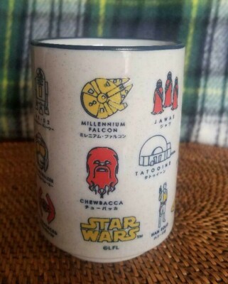 NEW! RARE! STAR WARS  Disney Japanese style Mug YUNOMI of Sushi F/S