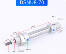 New 1PC DSNU-8-70-P-A Double Acting Mini Pneumatic Components Cylinder
