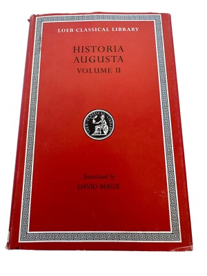 Loeb Classical Library Book Historia Augusta Volume II Roman Emperor History Red