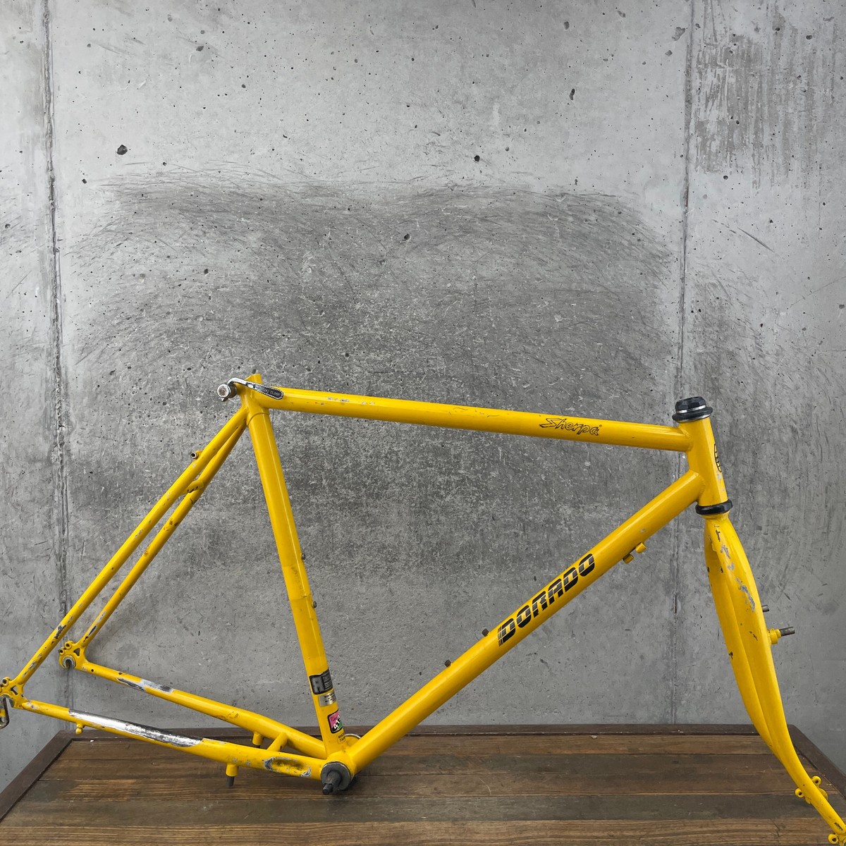 Vintage Dorado Sherpa MTB Frame Set 20 In Cafe Cruiser 80s 4130