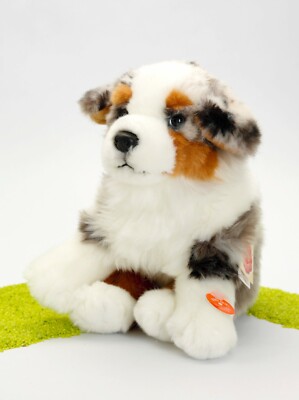 Teddy Hermann Plüschtier Hund Australian Shephard sitzend 22 cm - spiel gut