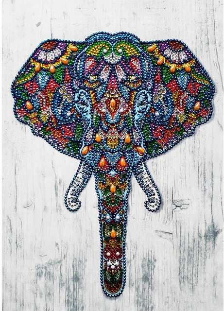 MXJSUA DIY 5D Special Shape Diamond Painting by Number Kit Crystal