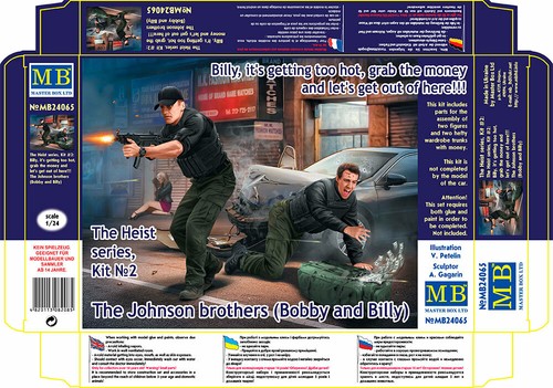 Master Box MB24065 The Johnson Brothers, The Heist Series 2 of 3, Scale 1:24.NEW - Picture 2 of 6