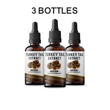 Turkey Tail Mushroom Extract Organic Non GMO Tincture Liquid Herbal Drops 6 Floz