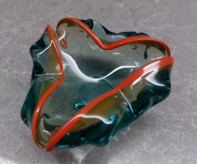 Vintage Space Age Glass Ashtray Futuristic Decor Glass Ashtray | eBay