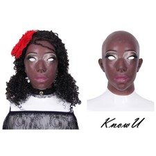 KnowU African Female Headwear Silicone Headgear Crossdressers 6 Color Cosplay