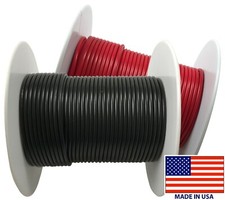  2 20 Gauge Wire 100 FT Red  Black Primary AWG Automotive Stranded Copper USA