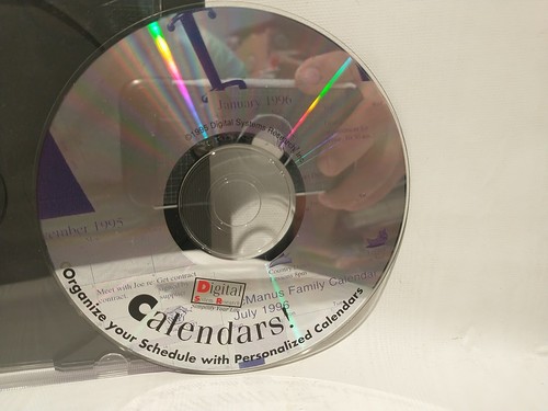 Calendari! CD-ROM 1996 Organizza il tuo programma con calendari personalizzati vintage - Foto 3 di 4