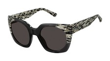 L.A.M.B. LAMB SUN LA545 GRY Light Gray Square Plastic Sunglasses 50-22-135