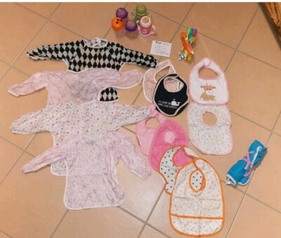 Paket ''Baby Essen'' * Flaschen Lätzchen Baby * Besteck uvm