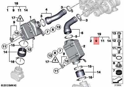 For BMW Genuine Turbocharger Boost Sensor 13627585494 | eBay