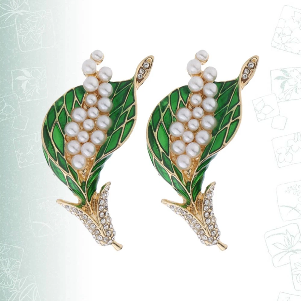 BUCCELLATI 2pz Sciarpa Spilla Cappotto Spilla Cappello Spilla Smaltata Spilla Smaltata