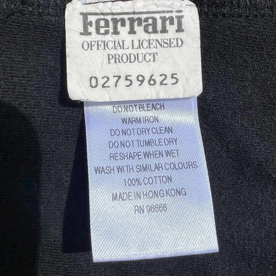 Vintage Ferrari Tshirt Licensed Product - Image 4 of 4