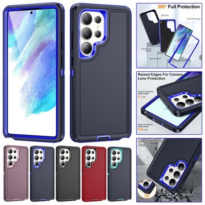 Stoßfester Fall Heavy Duty Abdeckung Für Samsung S25 FE Ultra S24 S23 S22 Plus
